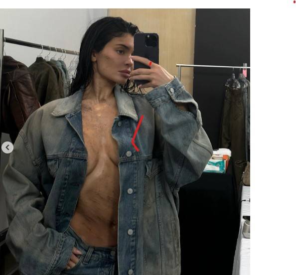 Kylie Jenner 'kirli' çekimlerin kamera arkasını paylaştı 8